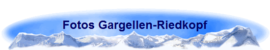 Fotos Gargellen-Riedkopf