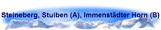 Steineberg, Stuiben (A), Immenstdter Horn (B)