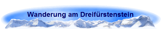 Wanderung am Dreifrstenstein