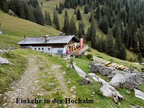 Einkehr in der Hochalm